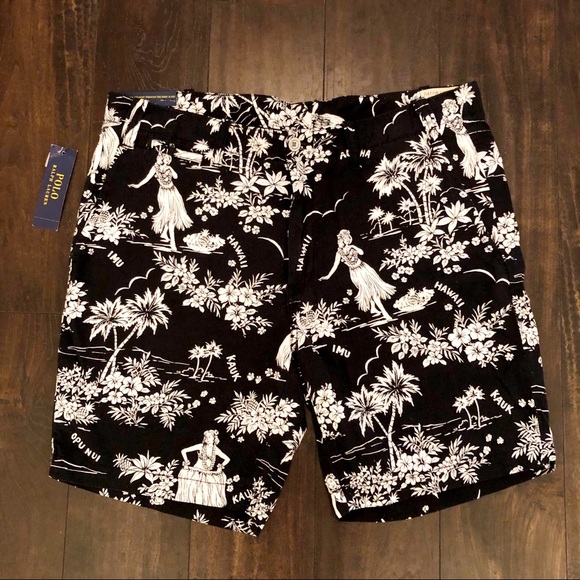 SOLD!!! Polo Ralph Lauren Luau Shorts - Picture 1 of 8